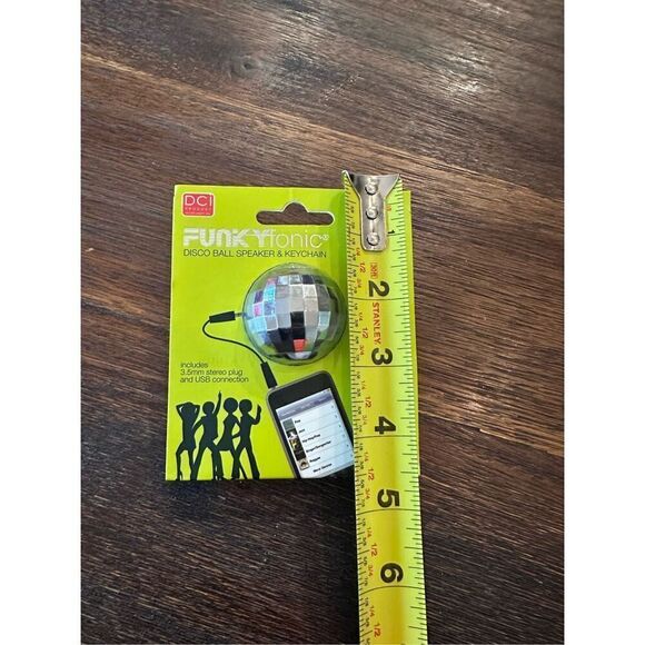 Funkyfonic Disco Ball Speaker and Keychain - Picture 3 of 3